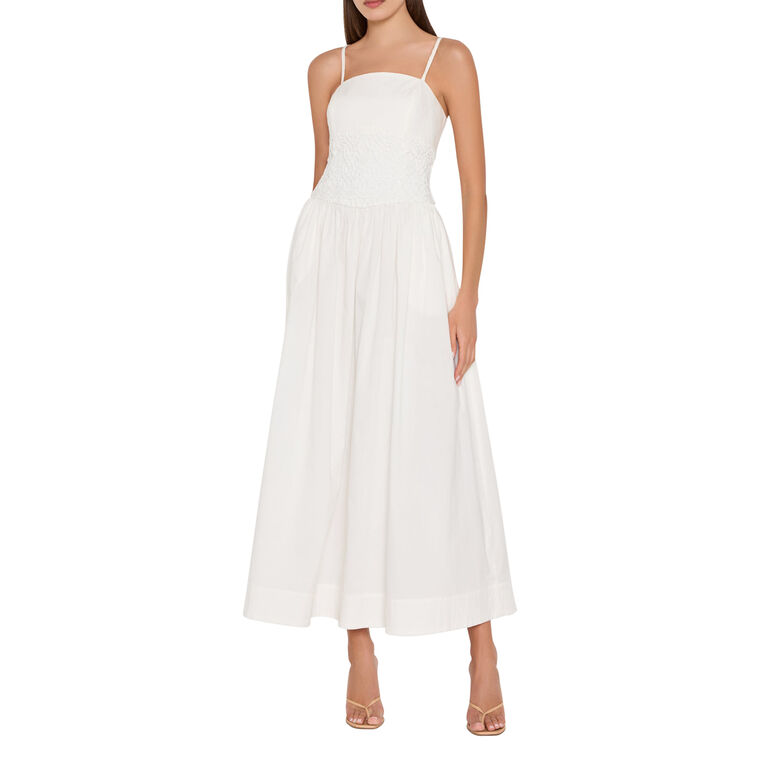 Lou Sleeveless Crochet Detail Maxi Dress image number null
