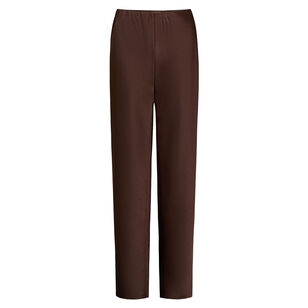 High Waisted Fluid Satin Bias Pant