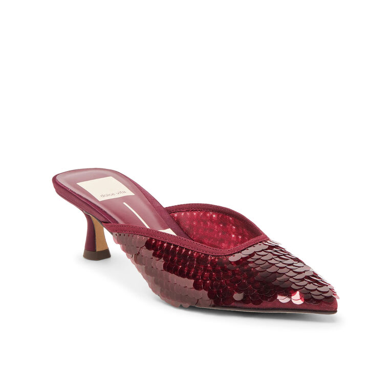 Cleo Sequin Mules image number null