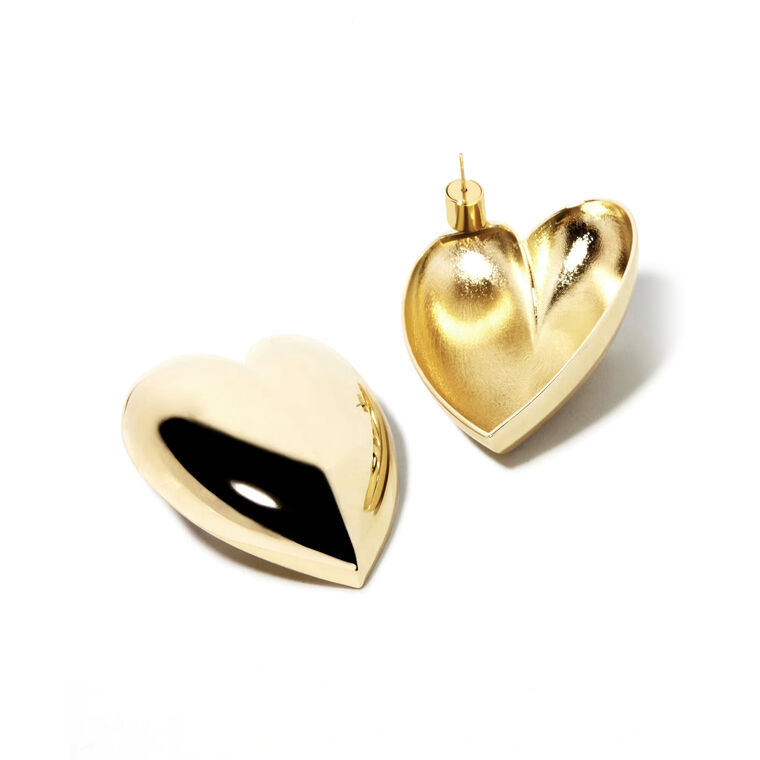 Puffy Heart Earrings image number null