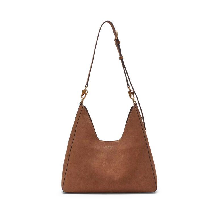 Parker Suede Hobo Bag image number null