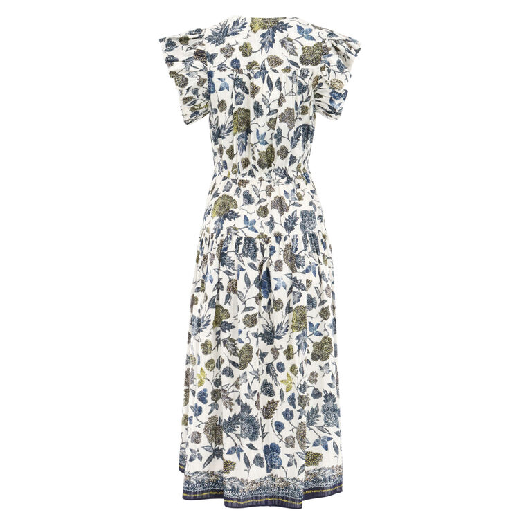 Kairi Flutter Sleeve Midi Dress image number null