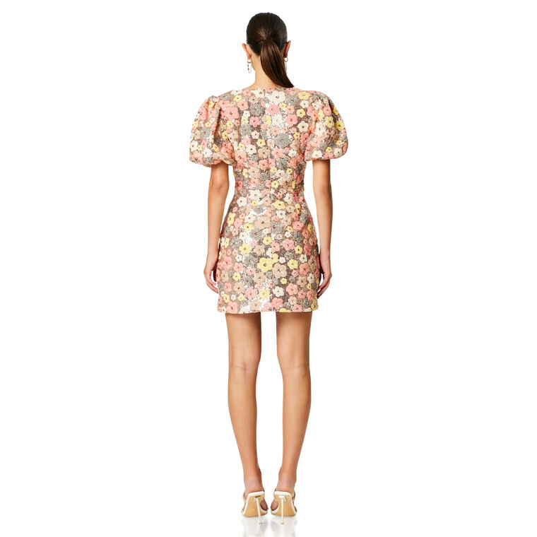 Garden Sequin Floral Dress image number null