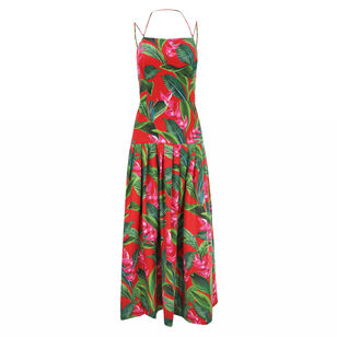 Dream Garden Sleeveless Strappy Maxi Dress