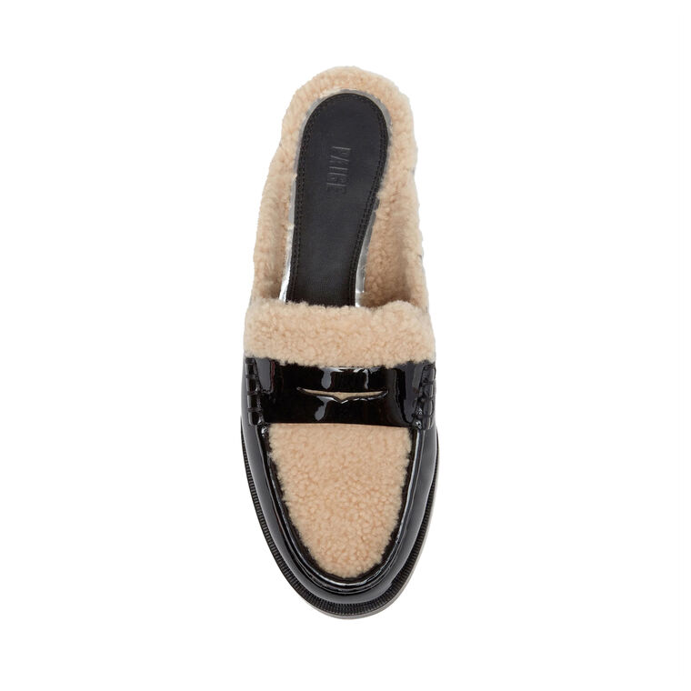 Emmett Shearling Flat Slide image number null