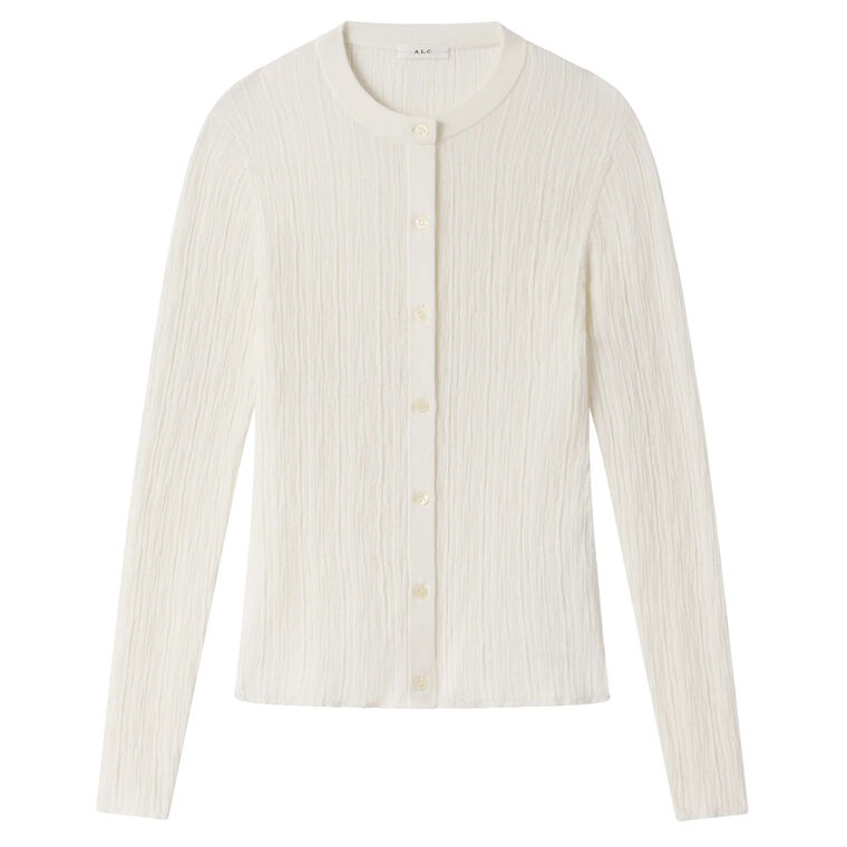 Fisher Fine Cotton Long Sleeve Cardigan image number null