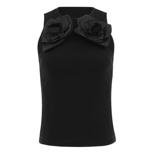 Camille 3D Flower Tank