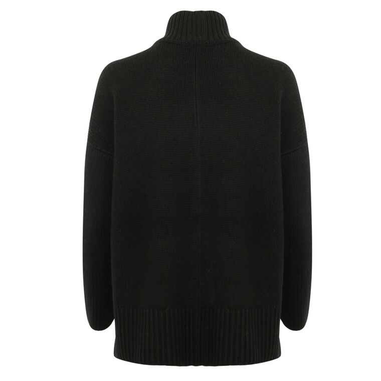 Trapeze Turtleneck Sweater image number null