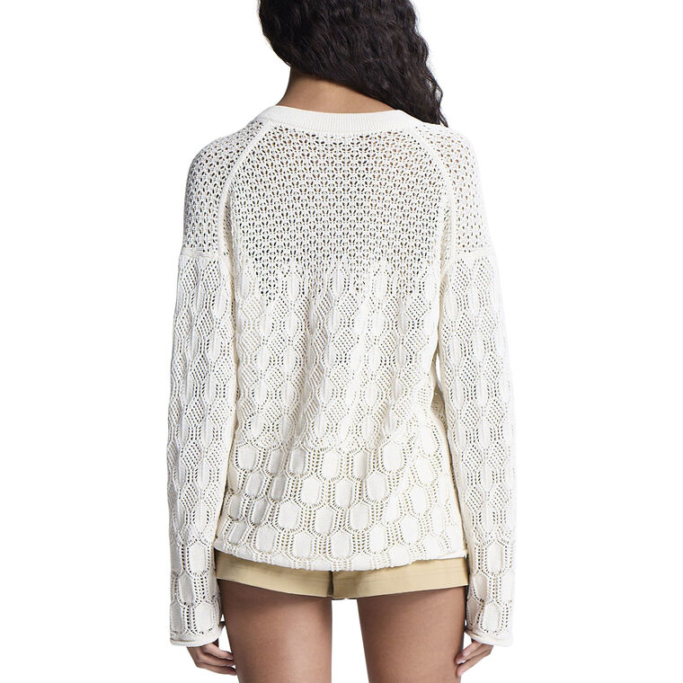 Keri Crochet Knit Sweater image number null