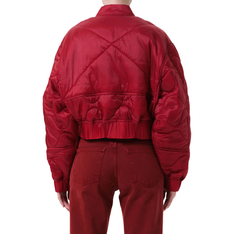 AGOLDE x Shoreditch Ski Club Iona Quilted Jacket image number null