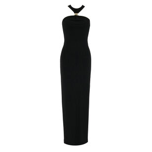 Ziamara Sleeveless Midi Dress With Hardware Detail