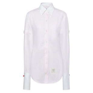 Classic Fit Long Sleeve Cotton Poplin French Cuff Shirt