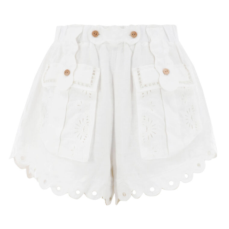 Artisanal Patch Pocket Linen Short image number null