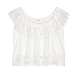 The Westport Top With Honeycomb Eyelet