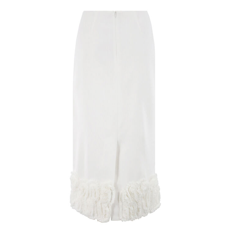 Cormara Midi Skirt With Floral Hem image number null