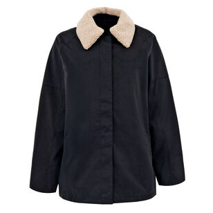 Lotte Nylon Carcoat With Removable Sherpa Colla