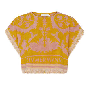 Wylie Toweling Printed Crop Top