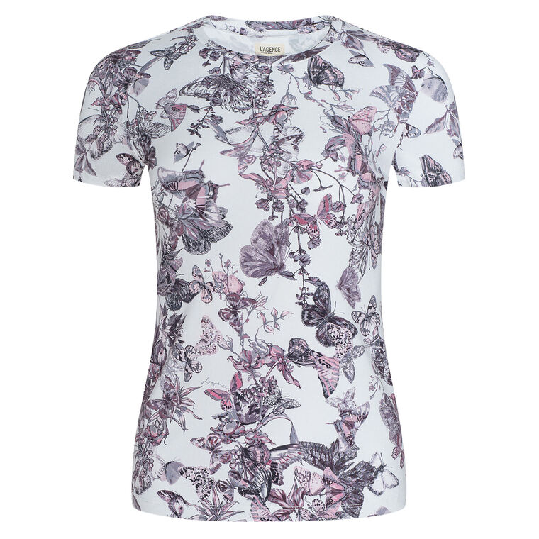 Ressi Short Sleeve Crew Neck Fitted Tee image number null