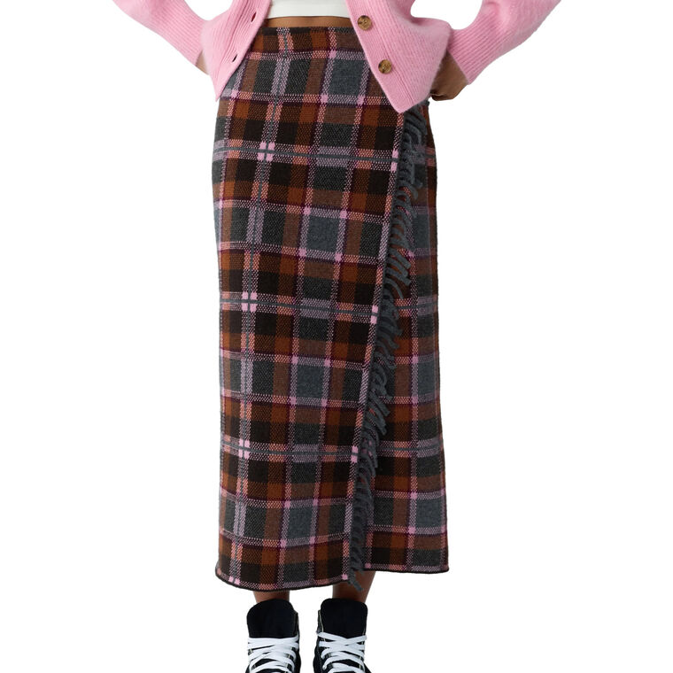 Tartan Wrap Skirt image number null