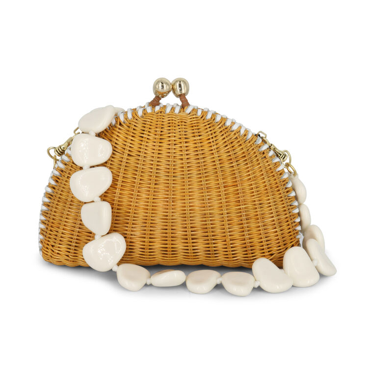 Oscar Wicker Clutch image number null