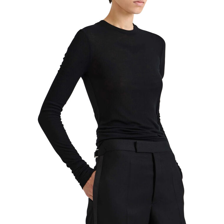 Long Sleeve Crew Neck T-Shirt image number null