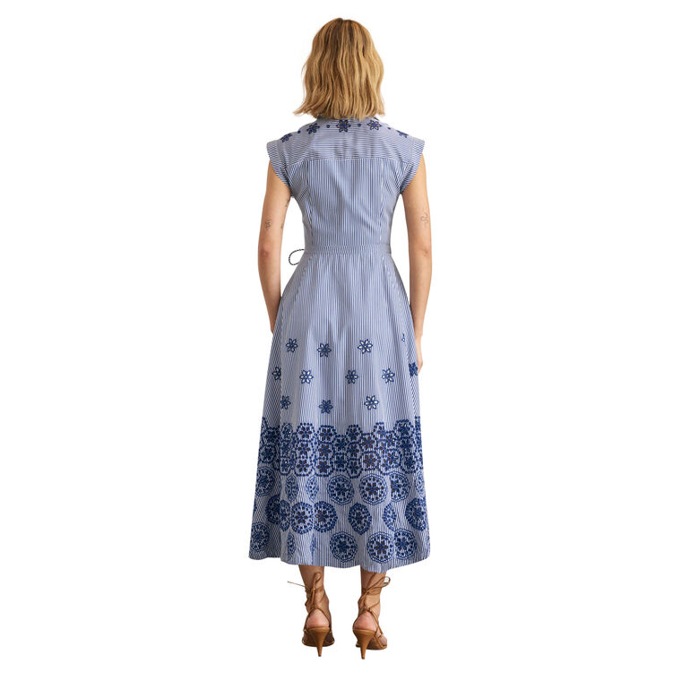 Shivon Short Sleeve Midi Wrap Dress image number null