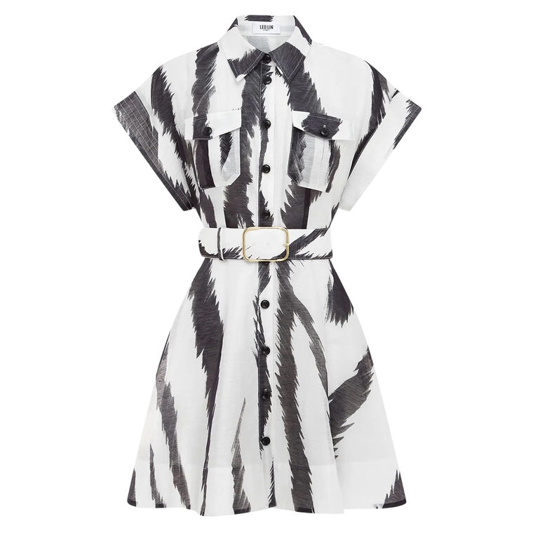 Billie Pocket Shirt Mini Dress image number null