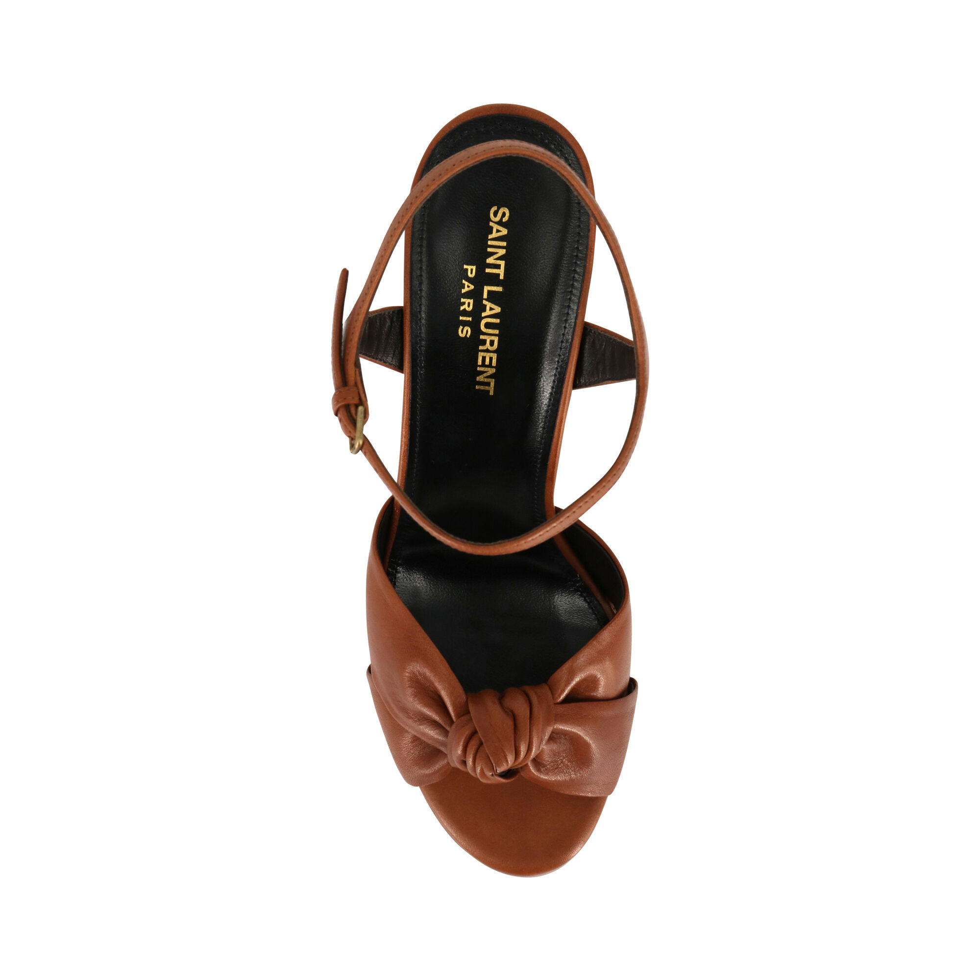 85mm Bianca Leather Platform Sandals