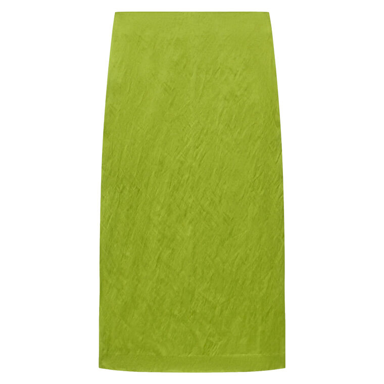 Phoebe Satin Midi Skirt image number null
