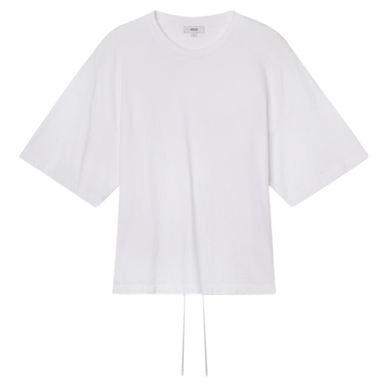 Ellery Short Sleeve Corset Back Tee image number null