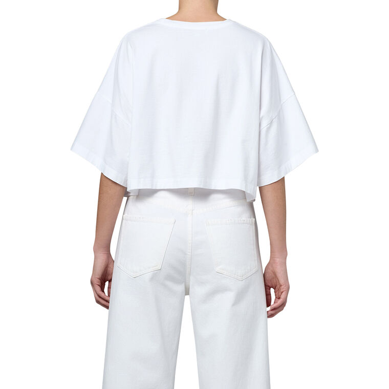 Arli Oversized Cropped Tee image number null