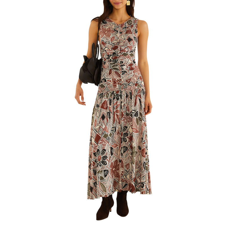 Rustic Flowers Dress image number null