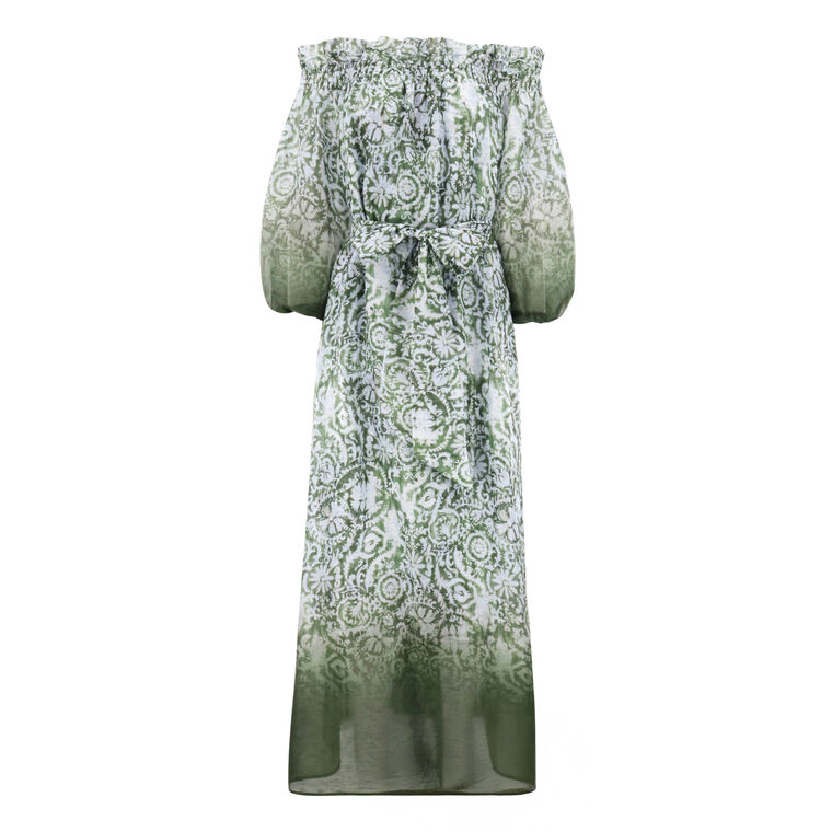 Shelby Belted Off-The-Shoulder Maxi Dress image number null