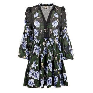 Georgette V-Neck Dress