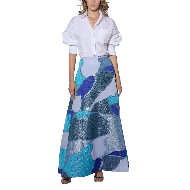 Aquatic Fil Coupe Skirt image number null