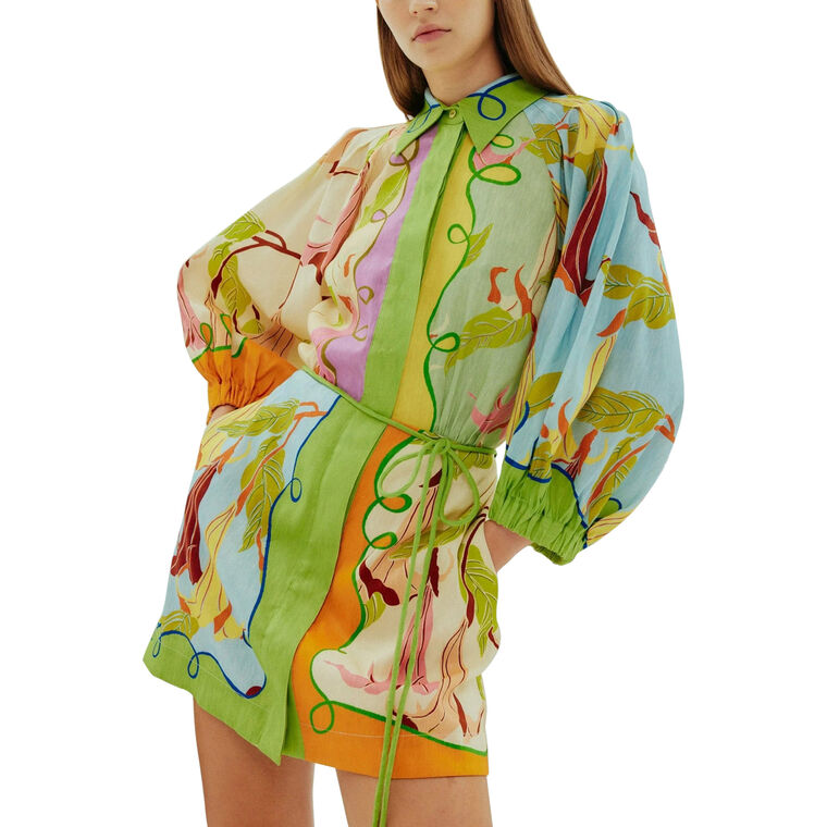 Rafaela Long Sleeve Mini Dress image number null