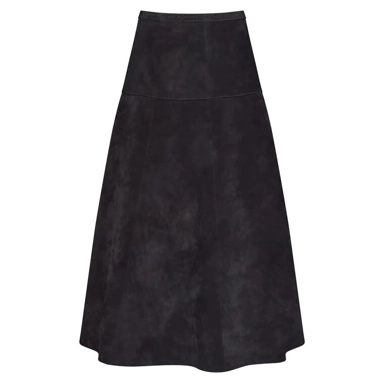 Ida Suede Midi Skirt image number null