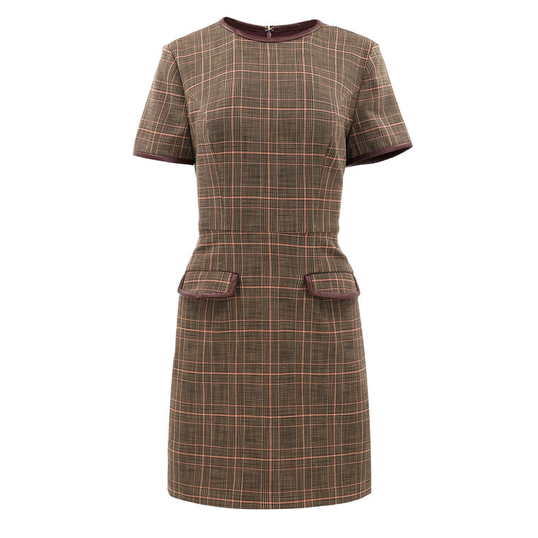 Adisa Plaid Dress image number null