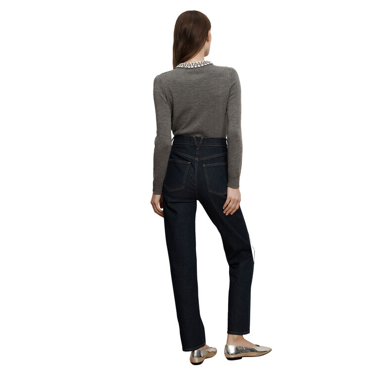 Leah Mid-Rise Straight-Leg Jean image number null
