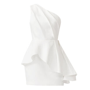 Gabi Asymmetrical One Shoulder Mini Dress