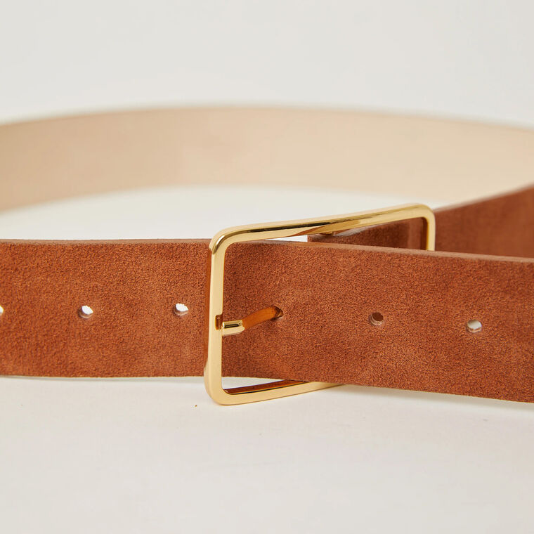 Milla Geo Suede Belt image number null