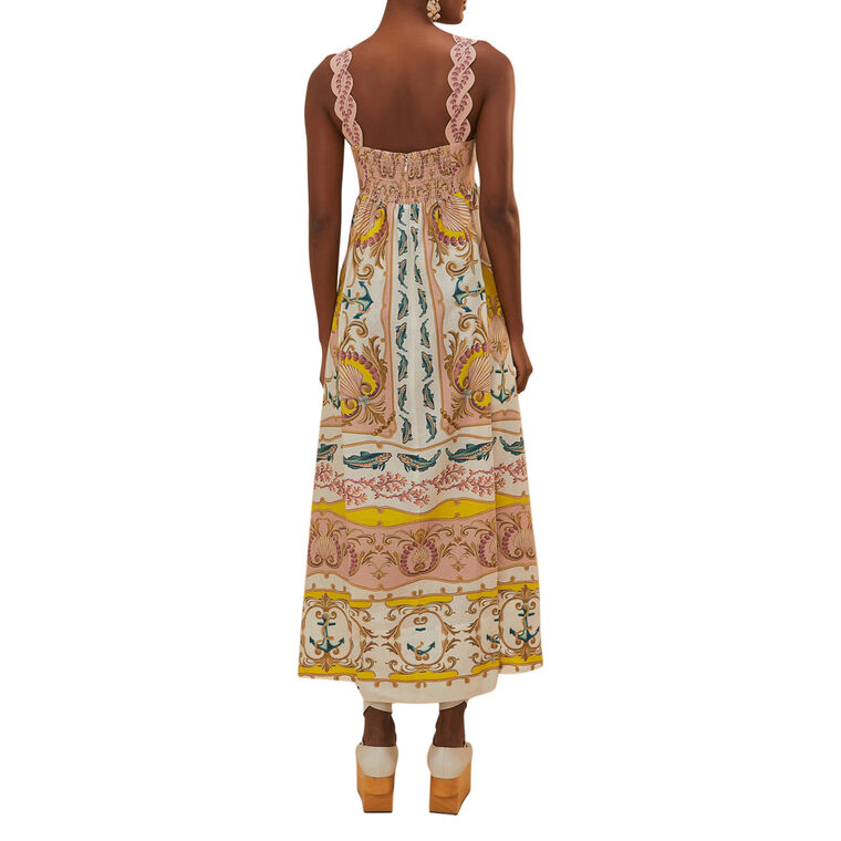 Maritime Magic Sleeveless Maxi Dress image number null
