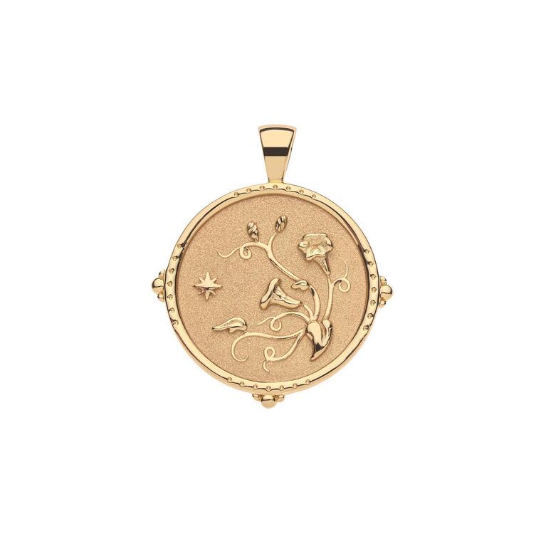 Grace Pendant Coin On Link Chain image number null