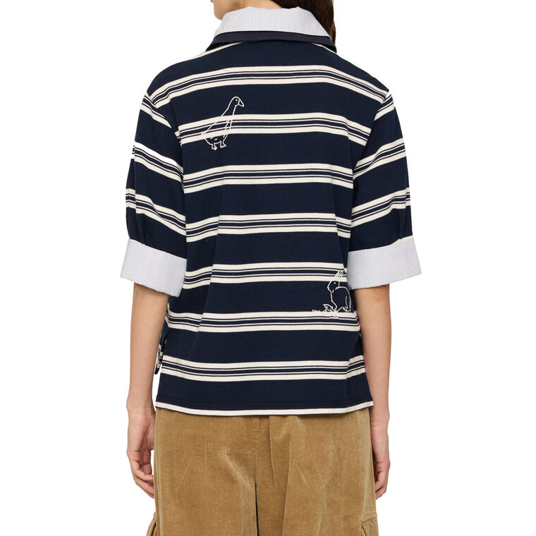 Mina Novelty Double Layer Polo image number null