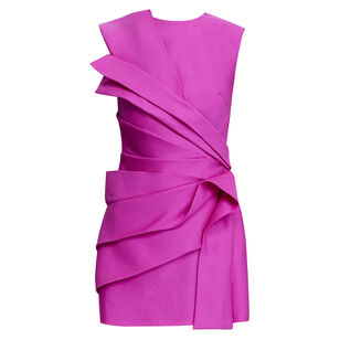 Kenley Sleeveless Sculptural Mini Dress