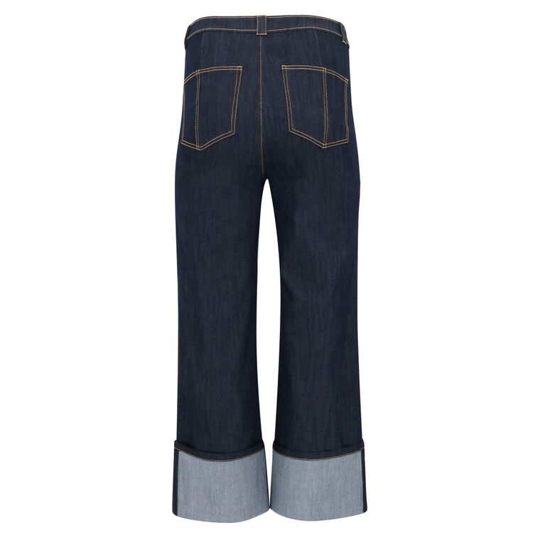 Cuffed Benji Wide-Leg Jeans image number null