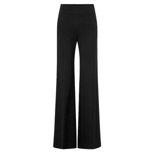 Kalinda High-Rise Wide-Leg Ponte Pant