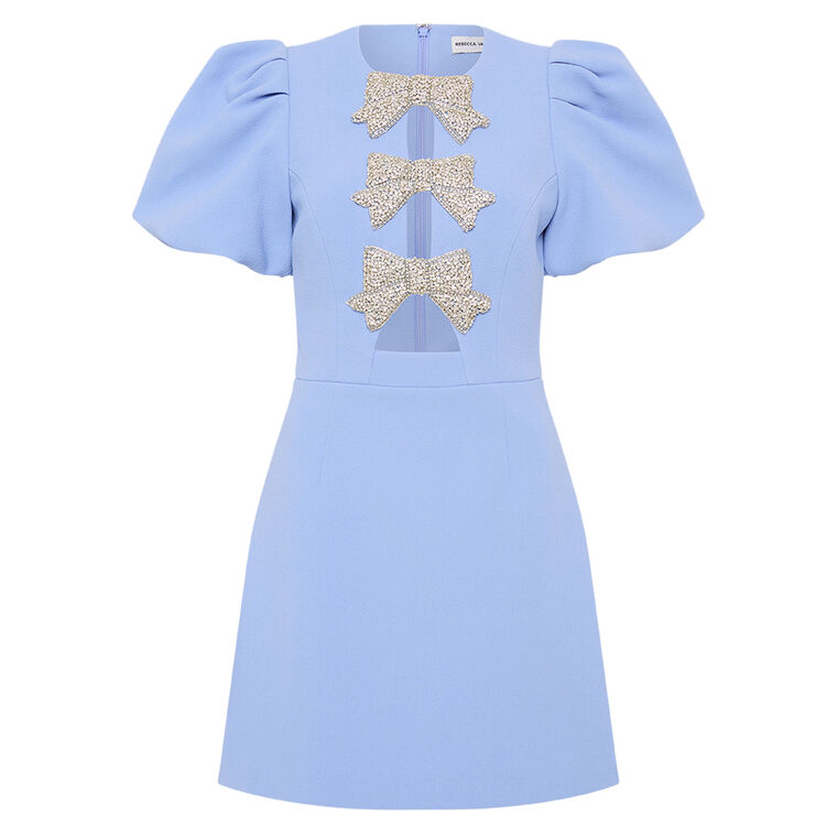 Juliana Puff Sleeve Mini Dress image number null
