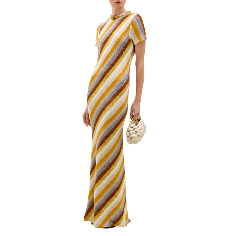 Allie Short Sleeve Maxi Dress image number null