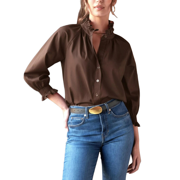 Fiona Poplin Blouse image number null
